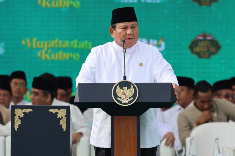 Prabowo: Di Dekat Kiai, Saya Makin Berani untuk Berbakti Membela Rakyat