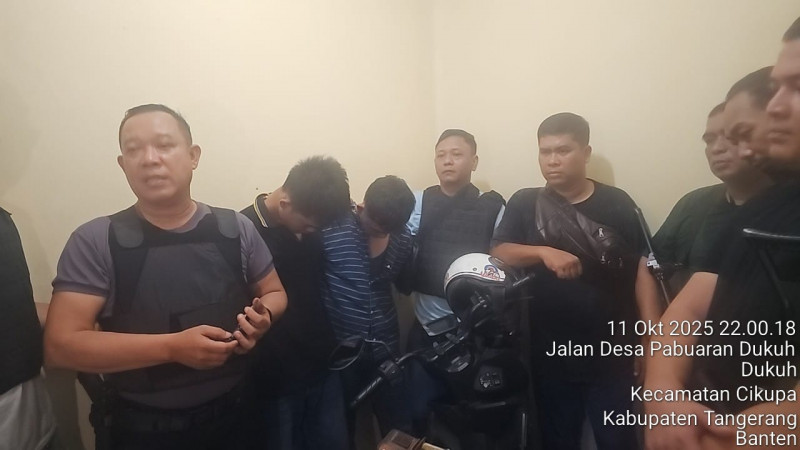 Tekab Reskrim Polsek Jatiuwung Tangkap Dua Pelaku Curanmor