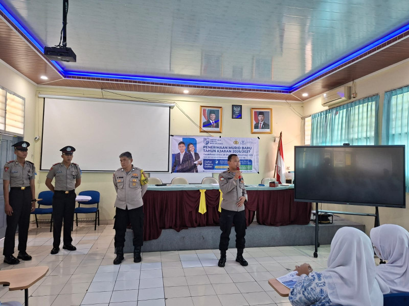 Polsek Kelapa Gading Sosialisasikan Penerimaan Murid Baru SMA Kemala Taruna Bhayangkara 2026/2027