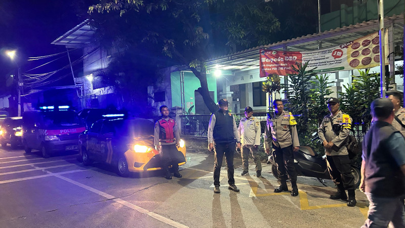 Polsek Koja Gelar Patroli Skala Besar Wujudkan Keamanan Malam di Jakarta Utara