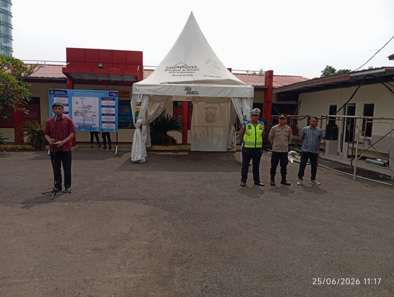 Apel Pengamanan Ziarah Asyurah FPI se - Jakarta, Puluhan Personel Disiagakan di Penjaringan