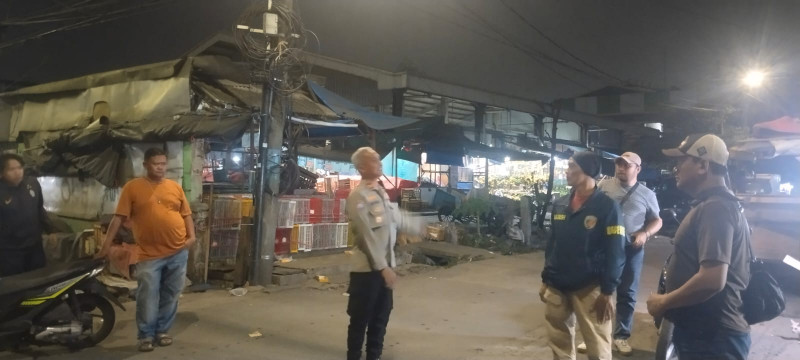 Respon Cepat Layanan 110, Polsek Koja Cek TKP Dugaan Tawuran di Pasar Waru