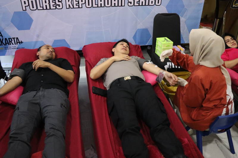 Polres Kepulauan Seribu Gelar Donor Darah Sambut Hari Bhayangkara ke-80, Wujud Kepedulian untuk Sesama