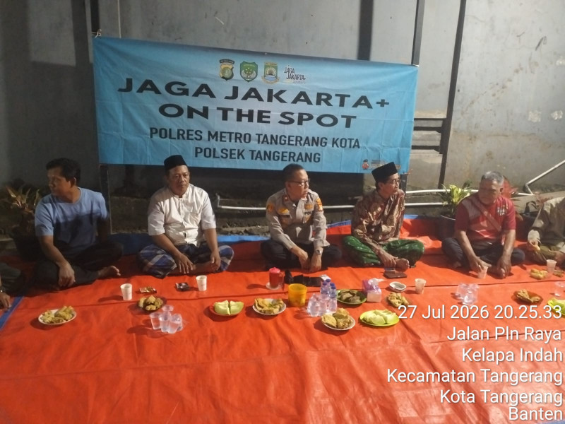 Kapolsek Tangerang Ajak Warga Kelapa Indah Aktif Jaga Lingkungan Lewat Jaga Jakarta On The Spot