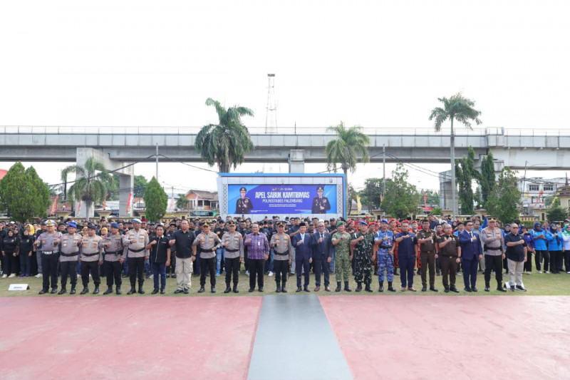 Pimpin Apel Sabuk Kamtibmas, Kapolda Sumsel Ajak Masyarakat Perkuat Persatuan dan Tolak Provokasi Pemecah Belah