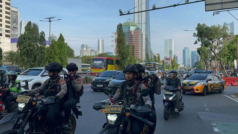 Jaga Jakarta Polda Metro Jaya Gelar Patroli Skala Besar Warga Bisa Interaksi Langsung dengan Polisi