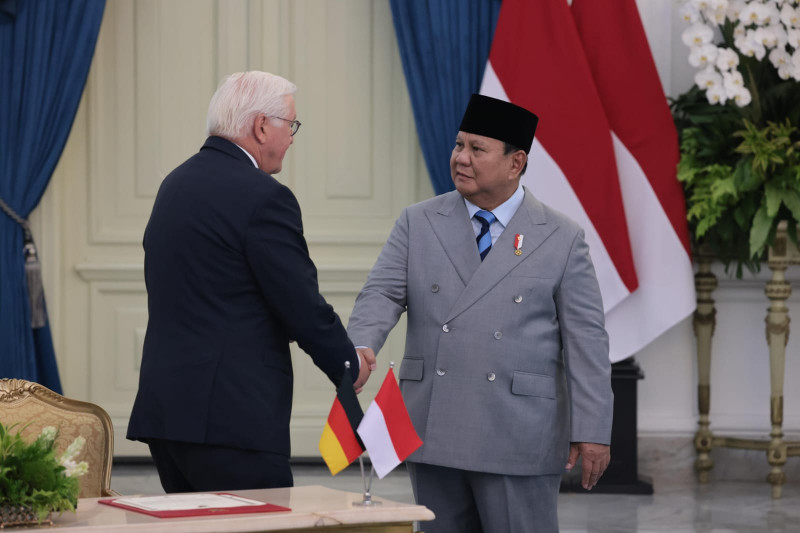 Prabowo: Indonesia-Jerman Berkomitmen Kerja Sama Jaga Perdamaian Dunia