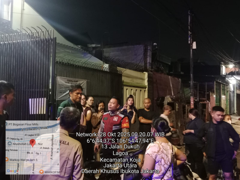 Patroli Tertutup Polsek Koja Respons Cepat Laporan Layanan Darurat 110 Terkait Keributan Situasi Terkendali
