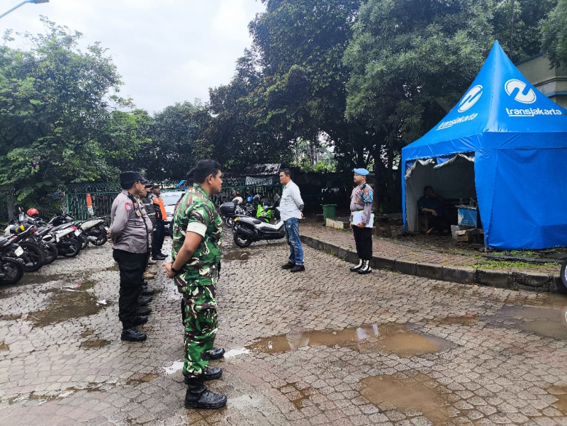 Polsek Koja Gelar Apel Pengamanan Peringatan Isra Mi'raj di Jakarta Islamic Centre