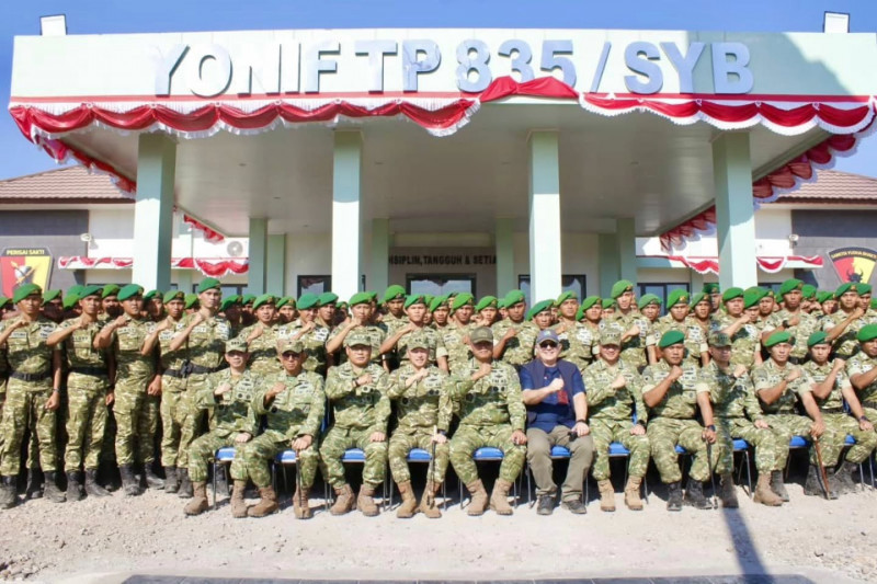 Wapang TNI Tinjau YTP 835/SYB dan KDKMP di NTB