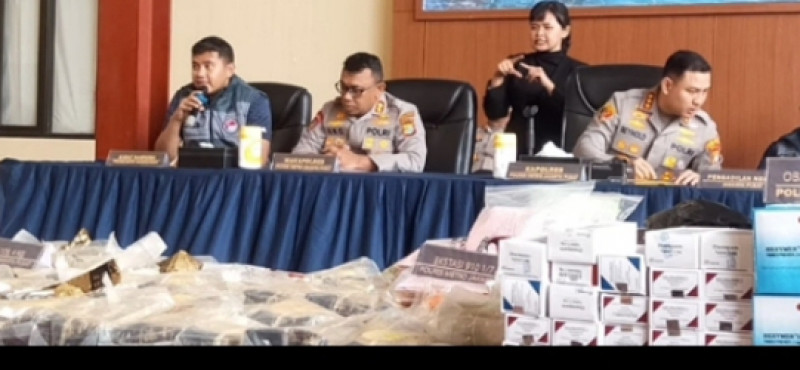 Polres Metro Jakarta Pusat Ungkap Kasus Narkoba Lintas Wilayah