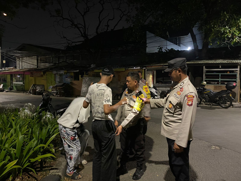 Antisipasi Tawuran dan Kejahatan Jalanan, KRYD Polsek Tanjung Priok Berhasil Amankan Terduga Pengguna Narkotika