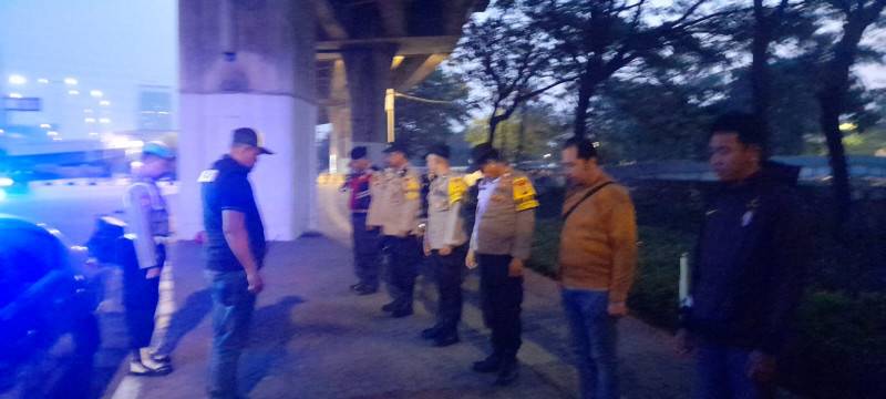 Polisi Lakukan Monitoring dan Pengamanan, Ratusan Ojol dari Jakarta Utara Berangkat Ke Apel Kamtibmas di Monas