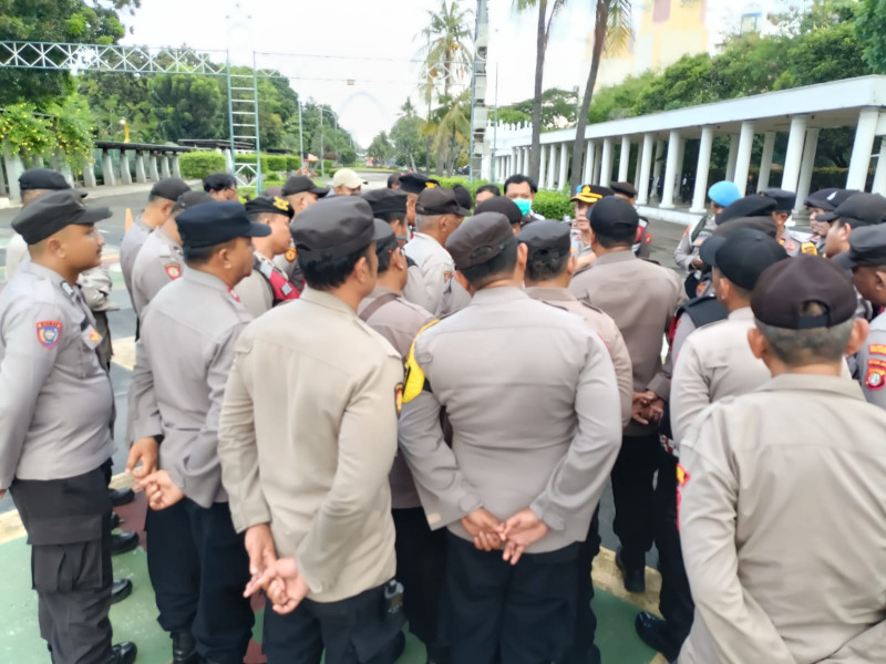 Polres Metro Jakarta Utara Bersinergi dengan TNI Laksanakan Pengamanan VVIP Kunjungan Presiden RI di Ancol