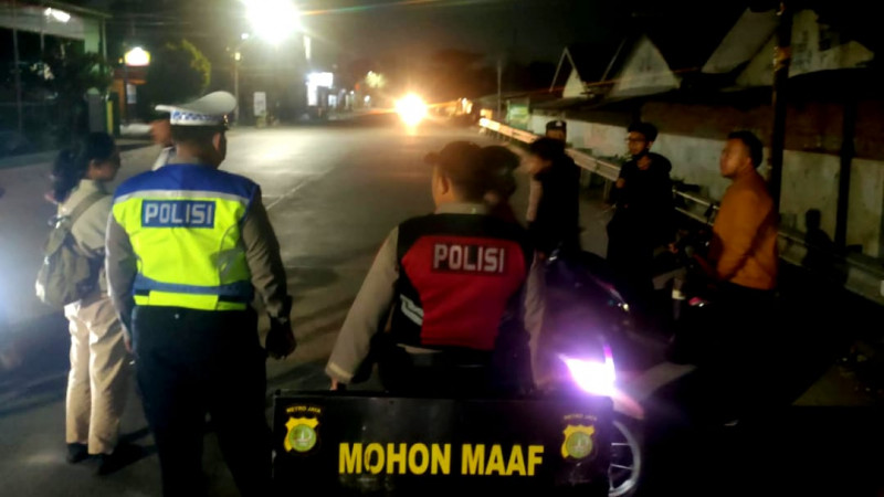 Jaga Jakarta On The Spot, Polsek Bekasi Selatan Gelar Razia Stasioner Tekan Kejahatan Jalanan