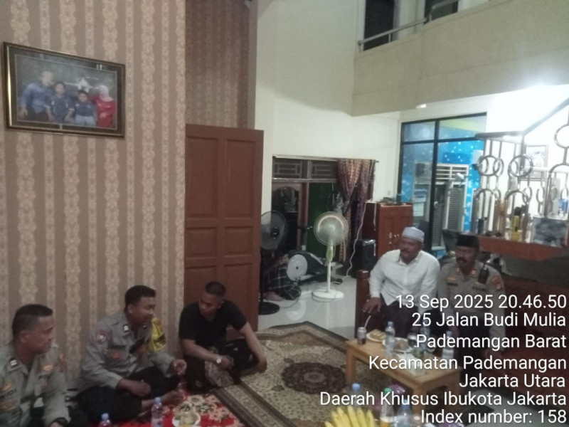 Peringatan Maulid Nabi di Pademangan, Polisi Hadir Perkuat Kebersamaan Warga