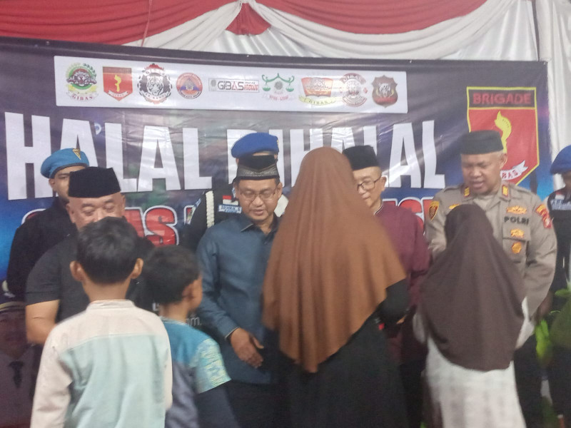 Kapolsek Bekasi Barat Hadiri Halal Bilhalal Keluarga Besar GIBAS