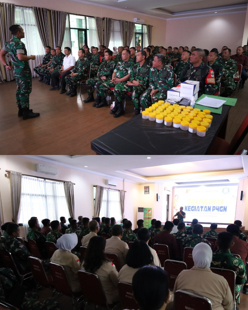 Perangi Narkoba dari Internal, Kodim 0502/Jakarta Utara Laksanakan Program P4GN 2026