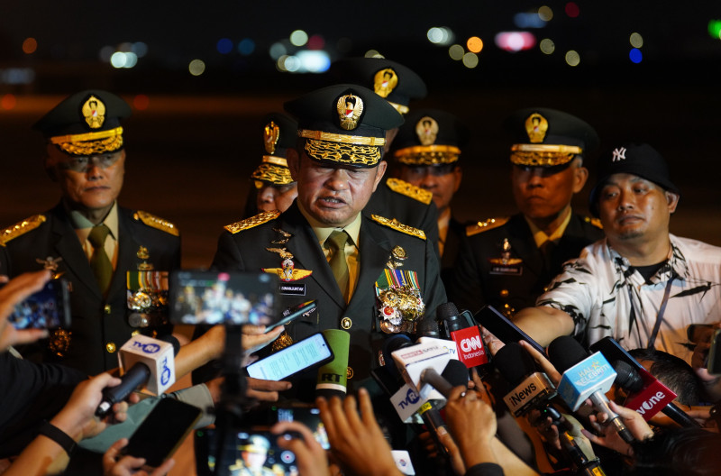 Kasad Pimpin Pelepasan Tiga Jenazah Prajurit TNI Satgas UNIFIL