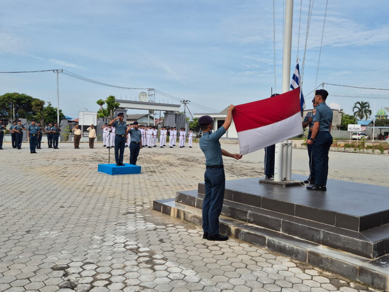 Dengan Semangat Sumpah Pemuda, Prajurit Lanal Bintan Bertekad Wujudkan Semangat Nasionalisme Kepada Generasi Muda