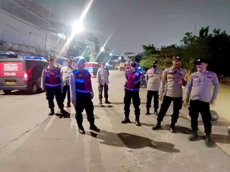 Polsek Cilincing Gelar Apel dan Patroli KRYD, Antisipasi Tawuran dan Gangguan Kamtibmas