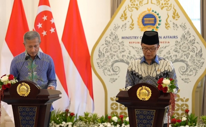 Indonesia dan Singapura Tegaskan Komitmen Kerja Sama Energi dan Sentralitas ASEAN