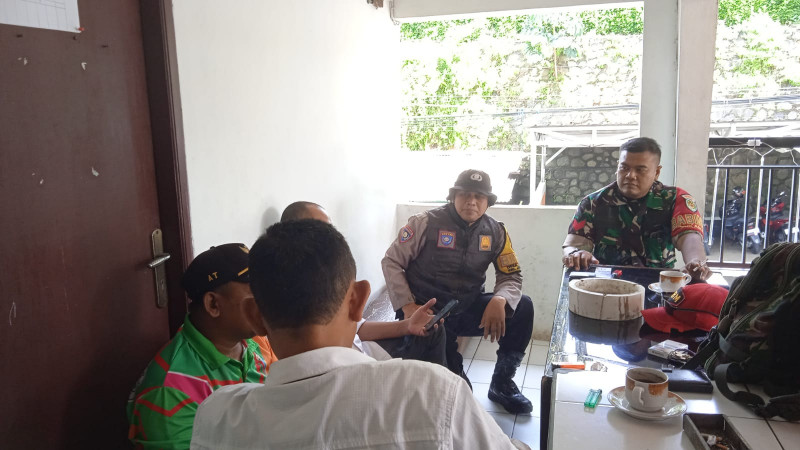 Kapolsek Megamendung Tekankan Sinergi TNI–Polri dan Masyarakat Cegah Kriminalitas