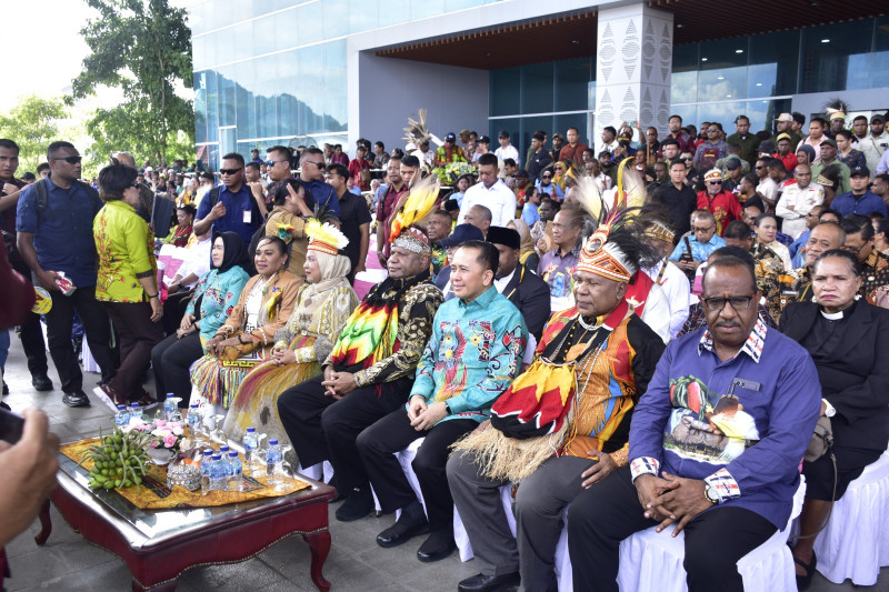 Semangat Baru Papua Kodaeral X Hadiri Pisah Sambut Gubernur Papua