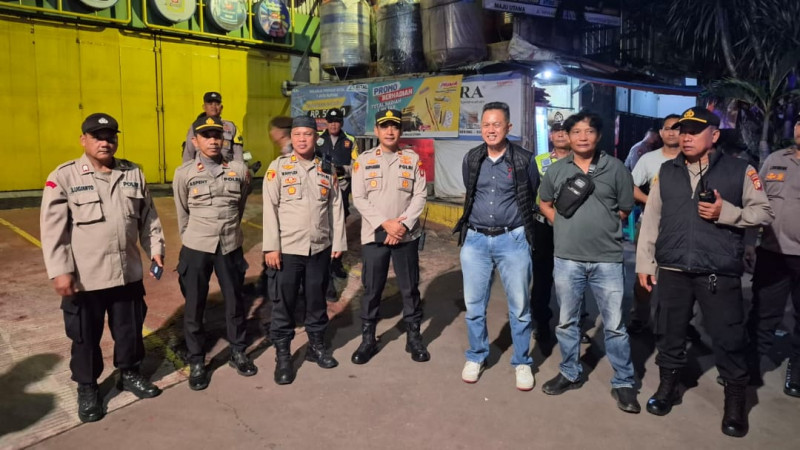Patroli Gabungan Skala Besar Tengah Malam di Kalimalang, Polsek Bekasi Selatan dan Bekasi Barat Perketat Pengamanan
