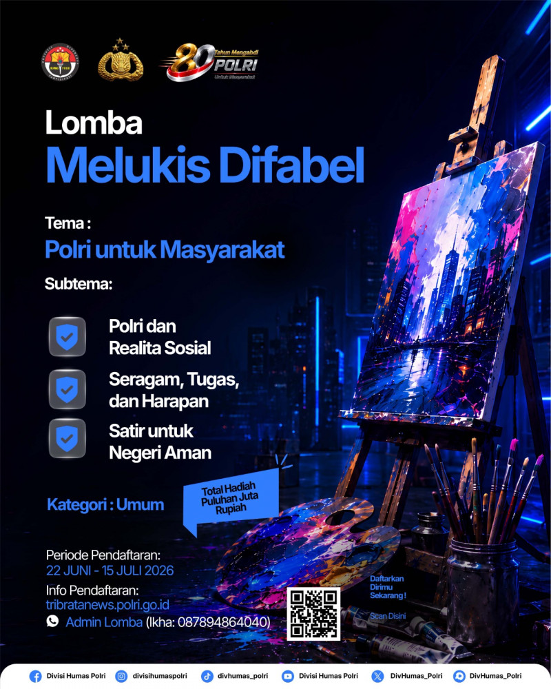 Divhumas Polri Gelar Lomba Kreatif Hari Bhayangkara ke-80, Ajak Masyarakat Suarakan Polri untuk Masyarakat