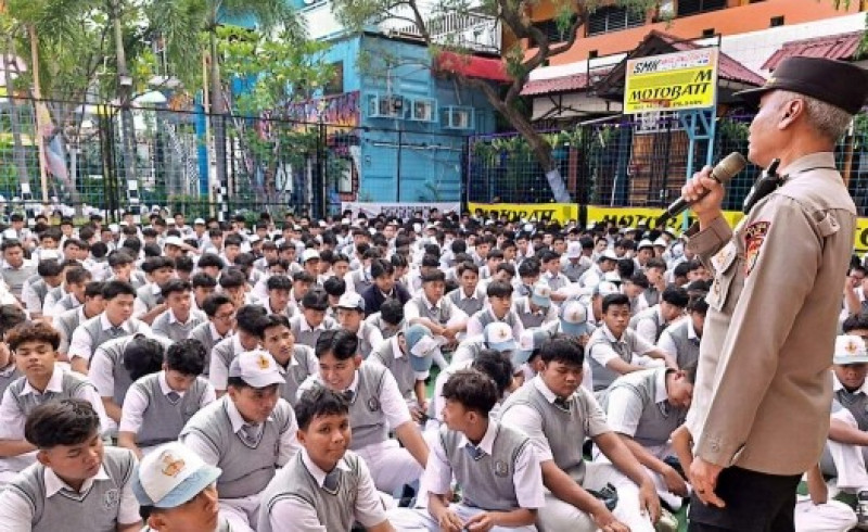 Polsek Koja Gencarkan “Police Go To School”, Antisipasi Pelajar Terlibat Aksi May Day 2026