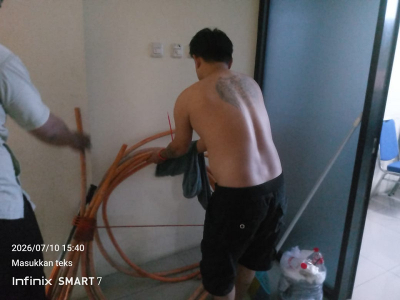 Dua Pria Pencuri Kabel Senilai Rp143 Juta Diamankan Polsek Cikarang Selatan