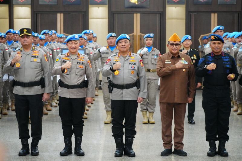 Wakapolri Pimpin Upacara Purna Tugas 139 Personel Kontingen Garuda Bhayangkara, Tegaskan Komitmen Indonesia Dukung Perdamaian Dunia