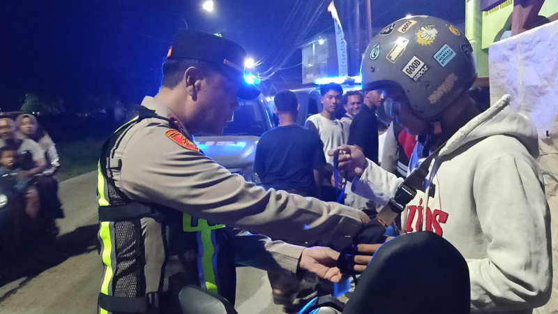 Kapolsek Cabangbungin : Patroli Gabungan Perkuat Pencegahan 3C di Wilayah Perbatasan