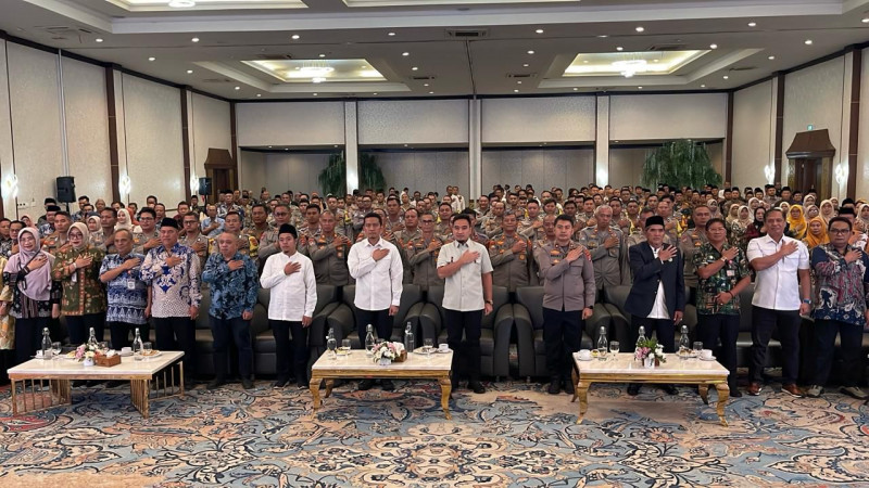 Deklarasi Bersama Tolak Intoleransi dan Terorisme, Densus 88 AT Polri Perkuat Ketahanan Sosial Masyarakat