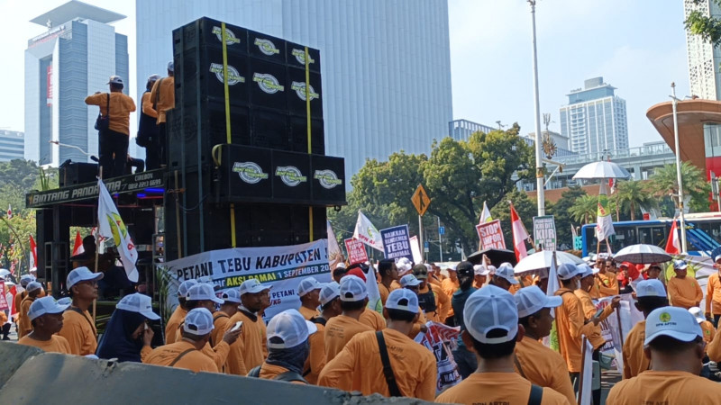 Petani Tebu Sampaikan Aspirasi di Monas, Polisi Siapkan Pelayanan