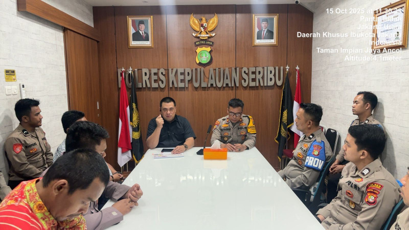 Bidpropam Polda Metro Jaya Sosialisasi Larangan Gaya Hidup Hedon dan Optimalisasi Whistle Blower di Polres Kepulauan Seribu