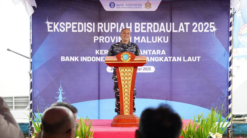 Ditengah Guyuran Hujan, Dankodaeral lX Melepas TIm Ekspedisi Rupiah Berdaulat