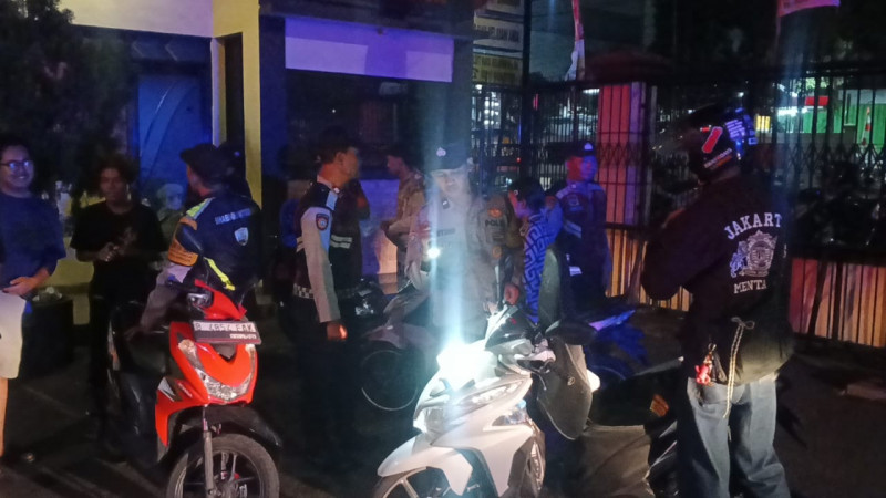 Polsek Metro Penjaringan KRYD : Antisipasi Tawuran dan Balap Liar