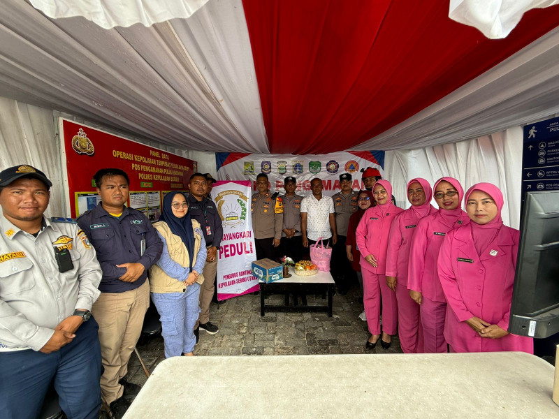 Sentuhan Hangat Bhayangkari Peduli di Kepulauan Seribu Utara, Dukung Tugas Petugas Pospam Nataru