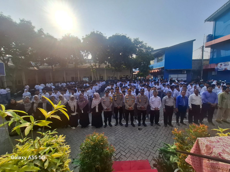 Polres Metro Tangerang Kota Gelar Program Police Go To School di SMA dan SMK Wilayah  Tangerang Kota: Diingatkan Bahaya Tawuran dan Narkoba