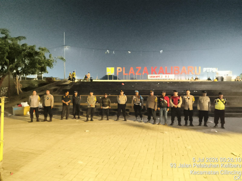 Jaga Jakarta Tetap Kondusif, Polsek Cilincing Intensifkan Patroli Malam dan Razia Stasioner