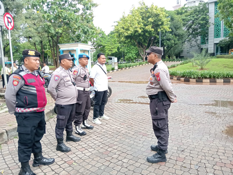 Polsek Koja Lakukan Pengamanan Peringatan Isra Mi’raj di Jakarta Islamic Center