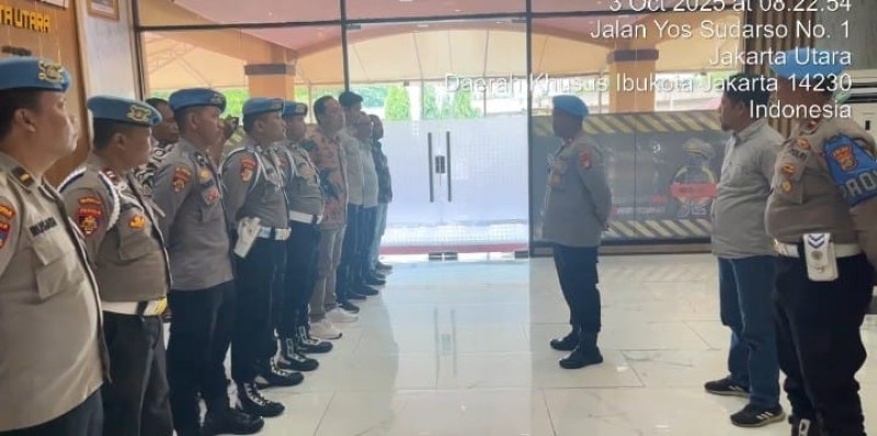 Kasi Propam Polres Metro Jakarta Utara Berikan Arahan Terkait Kode Etik dan Disiplin Anggota Polri