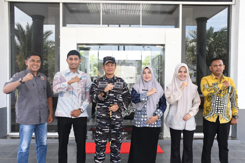 Komandan Lanal Sabang Terima Kunjungan Kepala BNN Kota Sabang