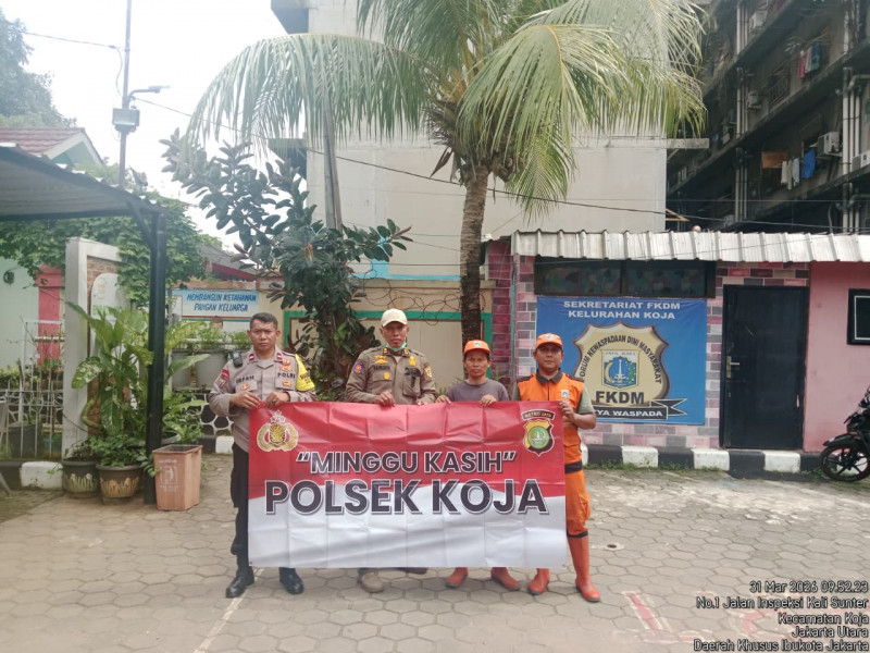 Bhabinkamtibmas Koja Gelar Program “Minggu Kasih”, Serap Aspirasi Warga dan Perkuat Kamtibmas
