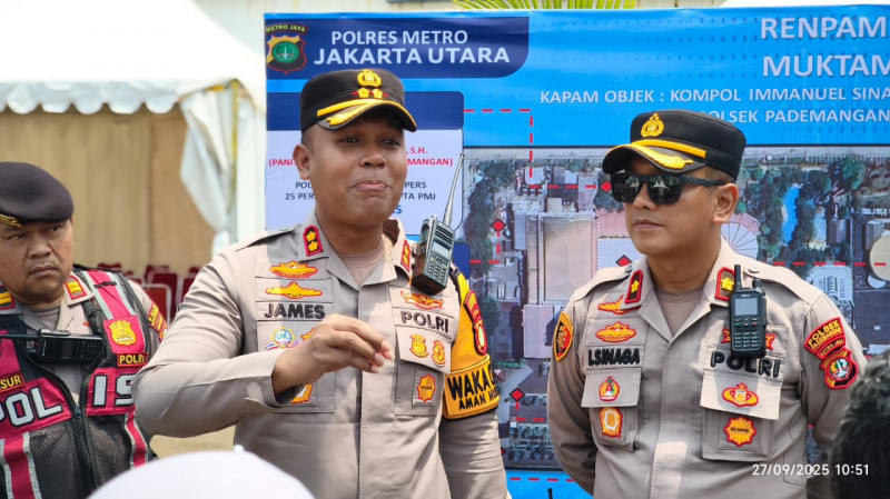 Polres Metro Jakut Gelar Apel Pengamanan Muktamar X PPP di Ancol