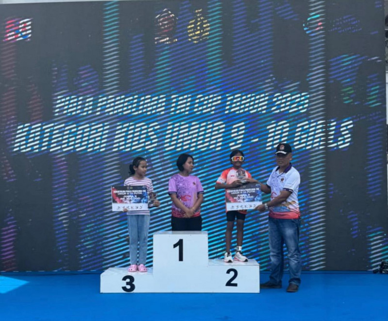 Danlanal Bintan Hadiri Acara Aquathlon 2025