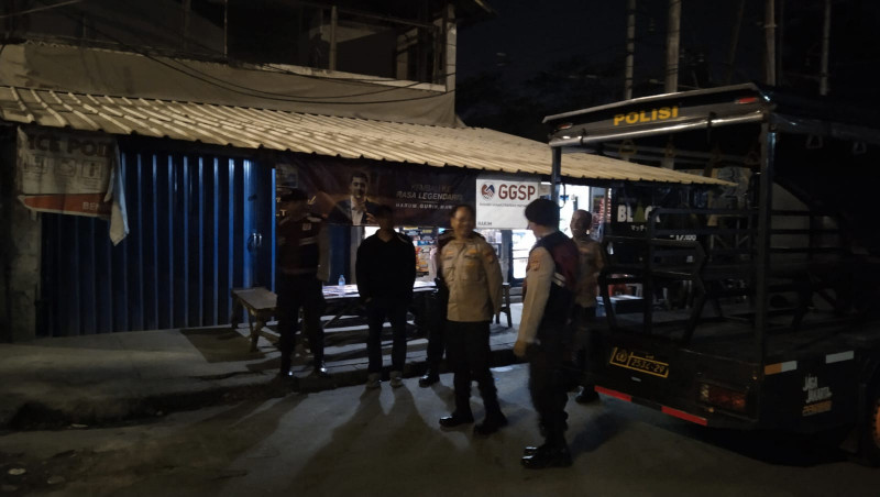 Polsek Metro Penjaringan Intensifkan KRYD, Lima Motor Tanpa Kelengkapan Surat Diamankan
