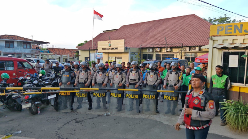 Simulasi Sispam Mako di Polsek Cilincing, Polisi dan Warga Bersinergi Hadapi Situasi Kontinjensi